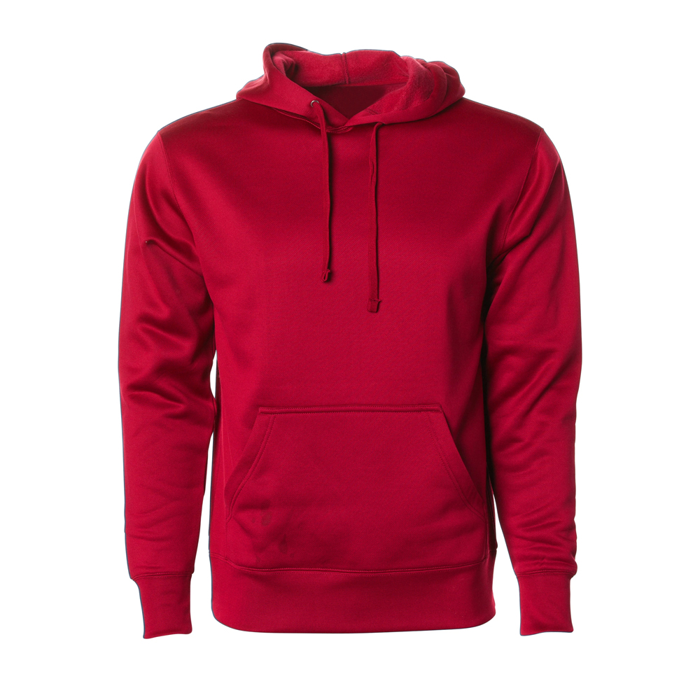 POLY-TECH PULLOVER HOODED SWEATSHIRT
